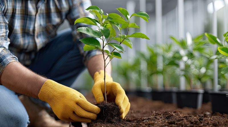 Japanese Cherry Tree Planting in Ventura County, CA